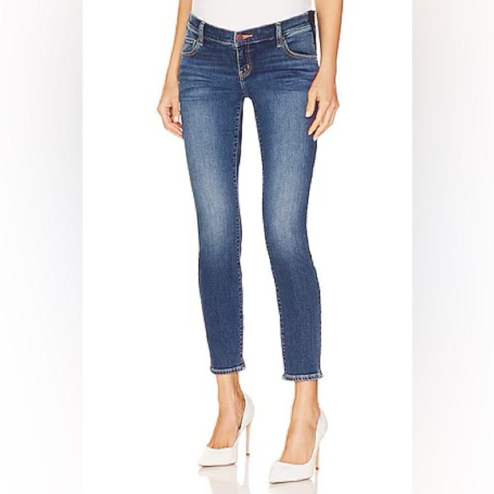 7 for All Mankind The Skinny Crop & Roll Jeans ~ Medium Wash